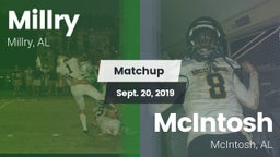 Matchup: Millry vs. McIntosh  2019