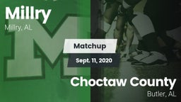 Matchup: Millry vs. Choctaw County  2020