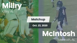 Matchup: Millry vs. McIntosh  2020