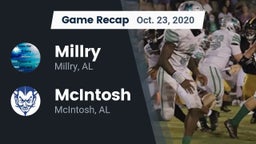 Recap: Millry  vs. McIntosh  2020