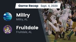 Recap: Millry  vs. Fruitdale  2020