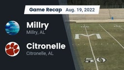 Recap: Millry  vs. Citronelle  2022