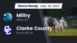 Recap: Millry  vs. Clarke County  2023