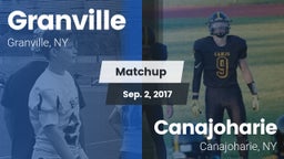 Matchup: Granville vs. Canajoharie  2017