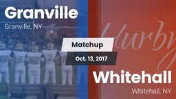 Matchup: Granville vs. Whitehall  2017