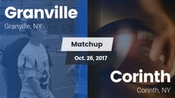 Matchup: Granville vs. Corinth  2017