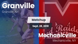 Matchup: Granville vs. Mechanicville  2018
