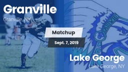 Matchup: Granville vs. Lake George  2019
