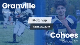 Matchup: Granville vs. Cohoes  2019