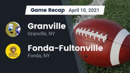 Recap: Granville  vs. Fonda-Fultonville  2021