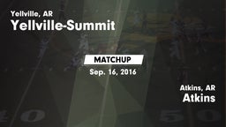Matchup: Yellville-Summit vs. Atkins  2016