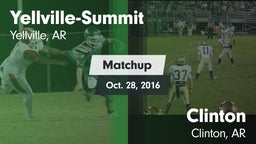 Matchup: Yellville-Summit vs. Clinton  2016