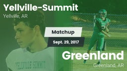 Matchup: Yellville-Summit vs. Greenland  2017