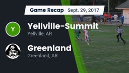 Recap: Yellville-Summit  vs. Greenland  2017