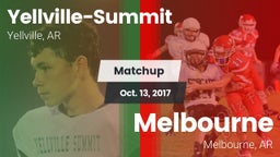 Matchup: Yellville-Summit vs. Melbourne  2017