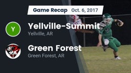 Recap: Yellville-Summit  vs. Green Forest  2017