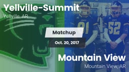 Matchup: Yellville-Summit vs. Mountain View  2017