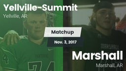 Matchup: Yellville-Summit vs. Marshall  2017