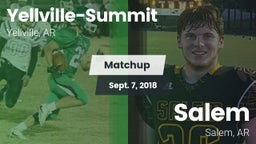 Matchup: Yellville-Summit vs. Salem  2018