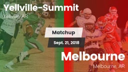 Matchup: Yellville-Summit vs. Melbourne  2018
