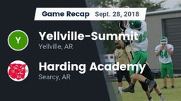 Recap: Yellville-Summit  vs. Harding Academy  2018