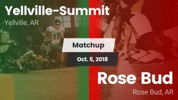 Matchup: Yellville-Summit vs. Rose Bud  2018