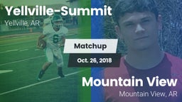 Matchup: Yellville-Summit vs. Mountain View  2018