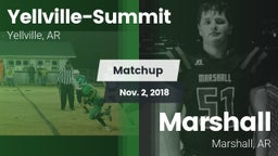 Matchup: Yellville-Summit vs. Marshall  2018