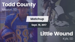 Matchup: Todd County vs. Little Wound  2017