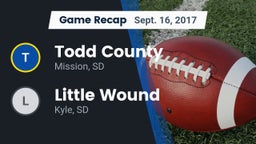 Recap: Todd County  vs. Little Wound  2017