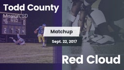 Matchup: Todd County vs. Red Cloud 2017