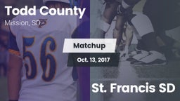 Matchup: Todd County vs. St. Francis SD 2017