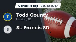 Recap: Todd County  vs. St. Francis SD 2017