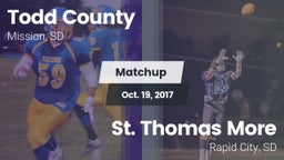 Matchup: Todd County vs. St. Thomas More  2017