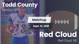 Matchup: Todd County vs. Red Cloud  2018