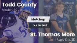 Matchup: Todd County vs. St. Thomas More  2018