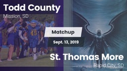 Matchup: Todd County vs. St. Thomas More  2019