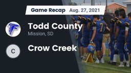 Recap: Todd County  vs. Crow Creek 2021
