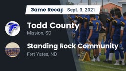 Recap: Todd County  vs. Standing Rock Community  2021