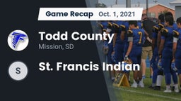 Recap: Todd County  vs. St. Francis Indian 2021