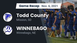 Recap: Todd County  vs. WINNEBAGO 2021