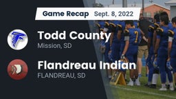 Recap: Todd County  vs. Flandreau Indian  2022