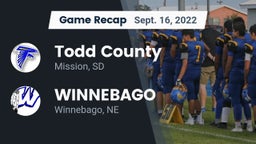 Recap: Todd County  vs. WINNEBAGO 2022