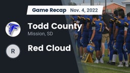 Recap: Todd County  vs. Red Cloud 2022