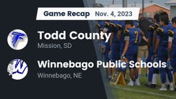 Recap: Todd County  vs. Winnebago Public Schools 2023