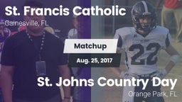 Matchup: St. Francis Catholic vs. St. Johns Country Day 2017