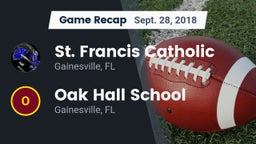 Recap: St. Francis Catholic  vs. Oak Hall School 2018