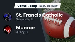 Recap: St. Francis Catholic  vs. Munroe  2020