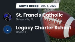 Recap: St. Francis Catholic  vs. Legacy Charter School 2020