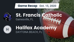 Recap: St. Francis Catholic  vs. Halifax Academy  2020